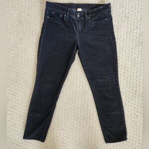 Women's Black J Crew Corduroy Pants